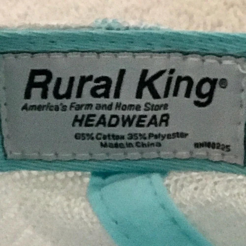 Rural King Headwear Women's American Flag Aqua SnapBack Adjustable Ball Cap
